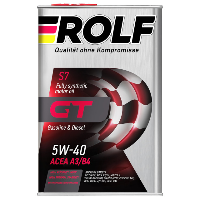 ���������� ����� �������� ROLF GT SAE 5W-40 API SN/CF 4�  