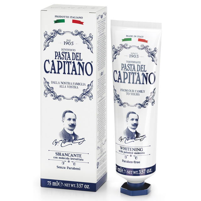 ���������� ����� ������ PASTA DEL CAPITANO 1905 Whitening with Patented Molecula 75��  
