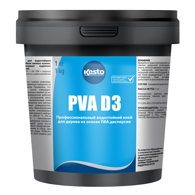 ���������� ���� ��� ����������� KESTO PVA D3 �������� �300 1��, ���.80638  