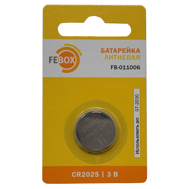 ���������� ��������� FEBOX CR2025 ������� 1��  