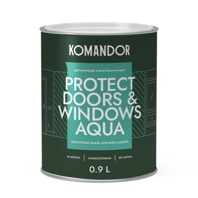 ���������� ����� KOMANDOR Protect Doors&Windows ���� � ��� ���� 0,9 � �����,���.S1313001001  
