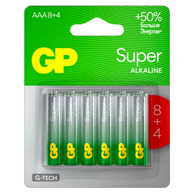 ���������� ��������� GP ����� ���-��� AA (LR6) 12 ��  