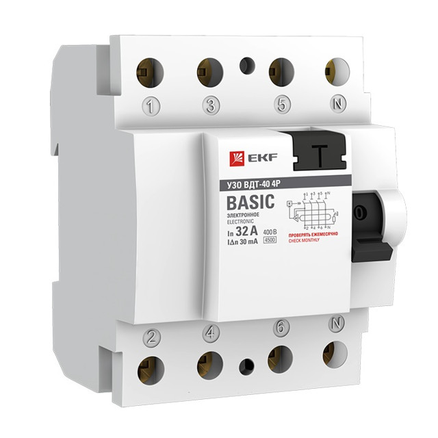 ���������� ���������� ��������� ���������� EKF Basic ��-40 4P 40�/30�� �����������  