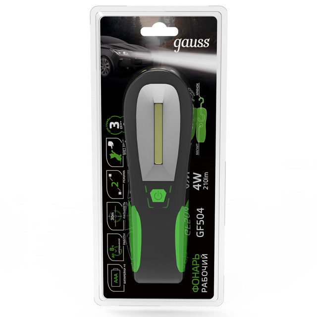 ���������� ������ ������� GAUSS GFL504 4�� LED 210�� 4xAAA  