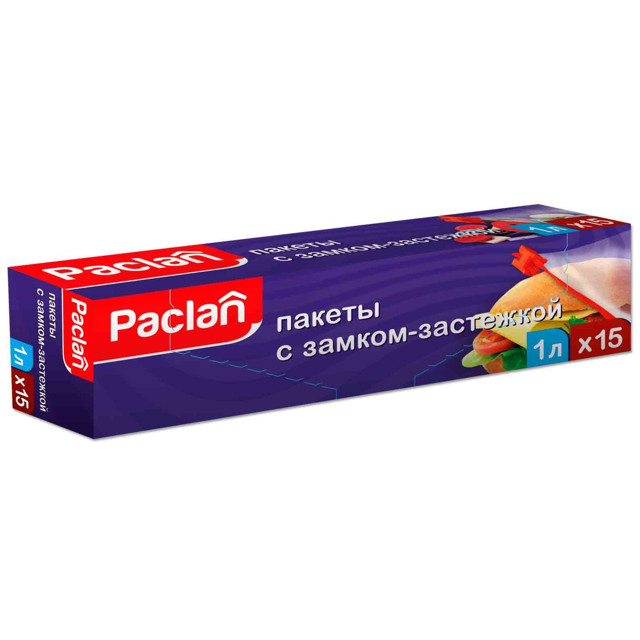 ���������� ������ ��� ��������� PACLAN 1� 22�18�� 45��� 15�� ����� zip-lock  