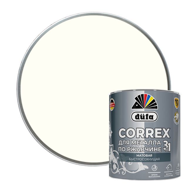 ���������� �����-����� DUFA Correx 3�1  RAL-9010  �����  ������� 0,75�, ���. ��00-014769  