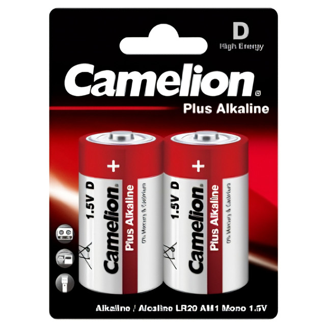 ���������� ��������� CAMELION Plus Alkaline LR20 1.5�  