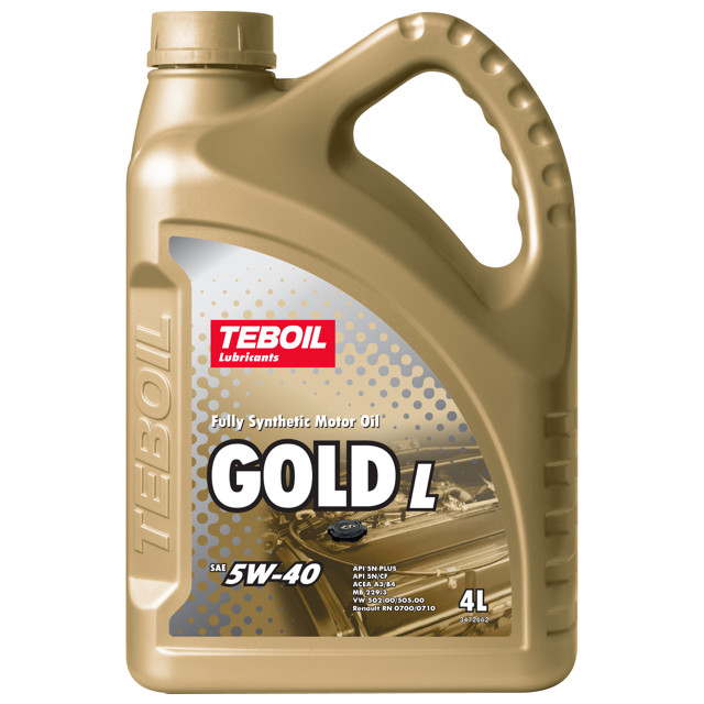 ���������� ����� �������� TEBOIL Gold L 5W-40 4�  