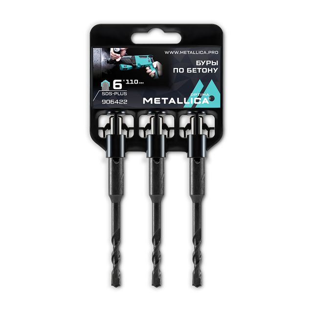 ���������� ��� �� ������ METALLICA Optima SDS-plus 6�110/50�� 3��  