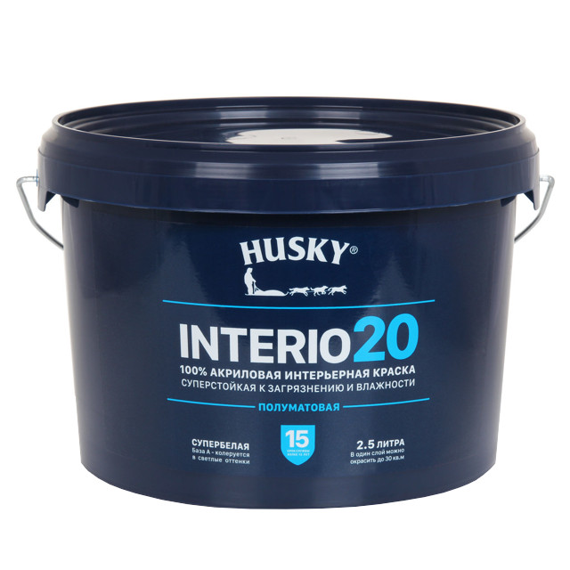 ���������� ������ ��������� HUSKY INTERIO 20 ��� ���� � �������� ���� � 2,5�, ���.32216  