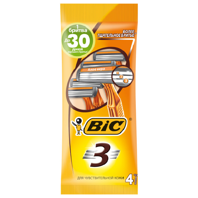 ���������� ������ ��� ������ BIC 3 Sensitive 4�� ��� �������������� ���� �����������  