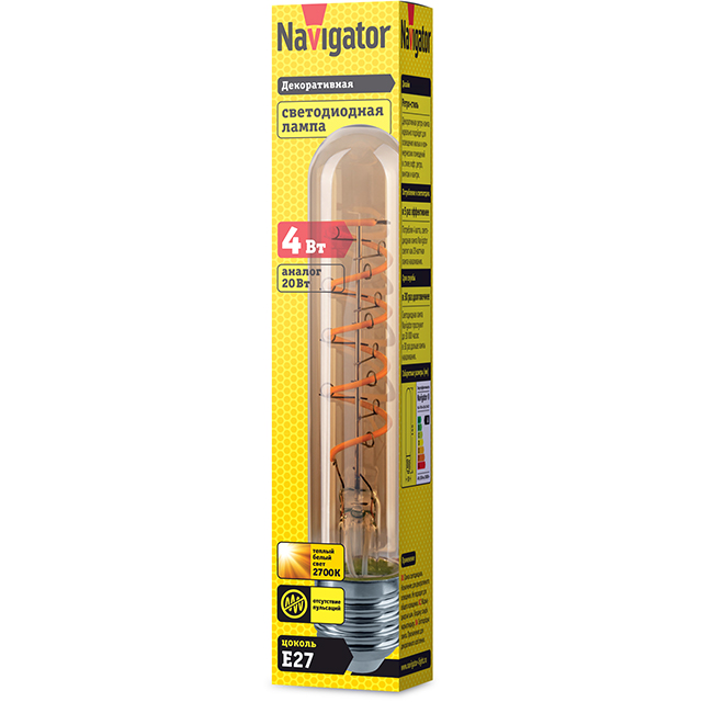 ���������� ����� ������������ NAVIGATOR E27 4�� 260�� 2700K T30 ������  
