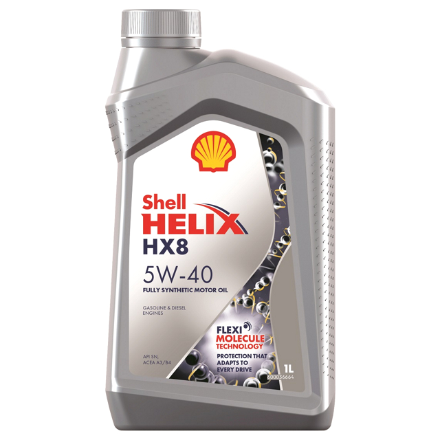 ���������� ����� �������� SHELL HX8 5W40 1�  
