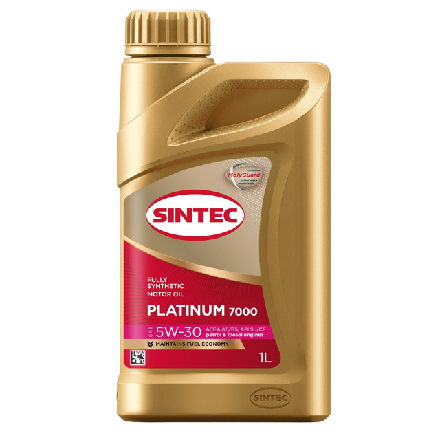 ���������� ����� �������� SINTEC Platinum 7000 5W-30 ACEA A5/B5 1�  