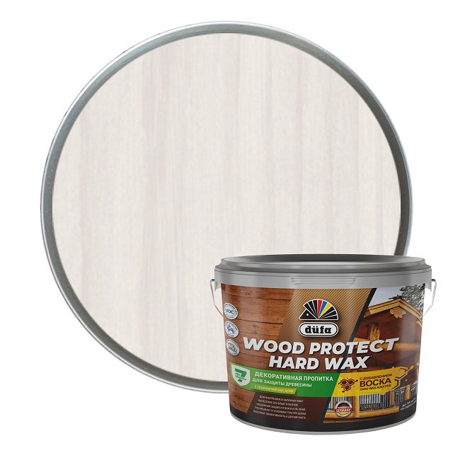 ���������� �������� �������������� DUFA Wood Protect Hard wax �����������  9�, ���. ��00-010457  