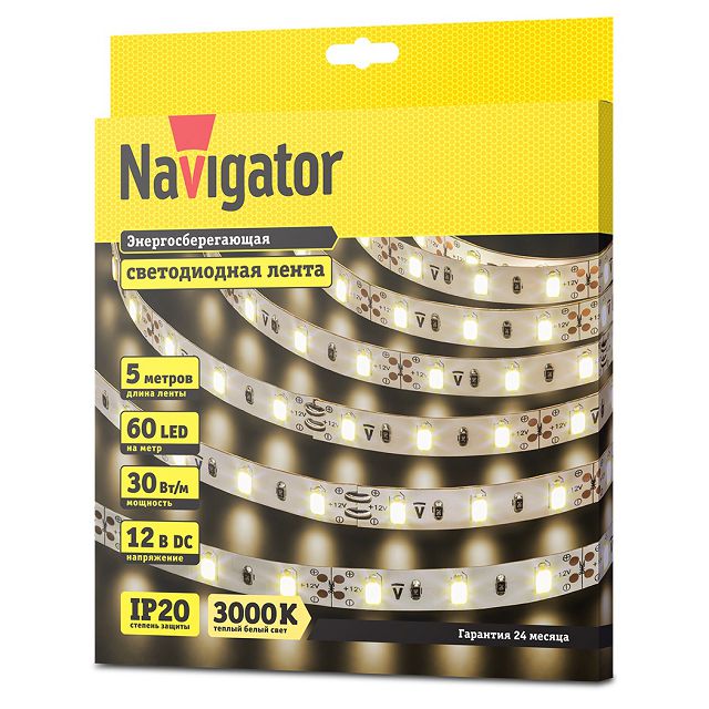 ���������� ������������ ����� NAVIGATOR 60 LED/� 12� 30�� IP20 ������� 5� ������ ����  