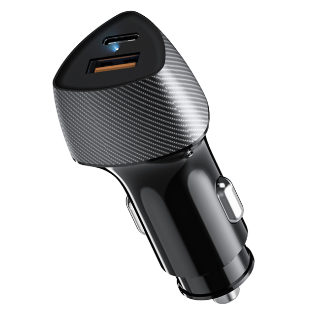 ���������� ��� � ������������� REXANT 12/24� 2 ����� USB-A(QC 3.0)+USB-C(PD) 20��  