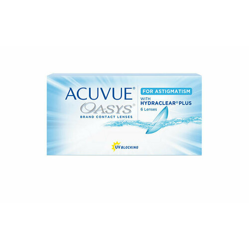 ���������� ���������� ����� ACUVUE OASYS For Astigmatism with Hydraclear Plus., 6 ��., R 8,6, D +4,5,�CYL:�-1,25,�A�:�80, 1 ��.
