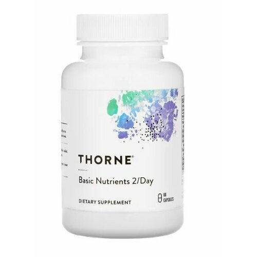 ���������� Thorne Research Basic Nutrients 2/Day (������� ����������� �������� ��� ������ 2 ������ � ����) 60 ������