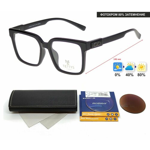 ���������� ����������� ���� � �������� �� ������� TETTYS EYEWEAR ���. 210464 ���� 2 � ������� ROMEO 1.56 FAST Photocolor BROWN, HMC+ -2.25 �� 70-72