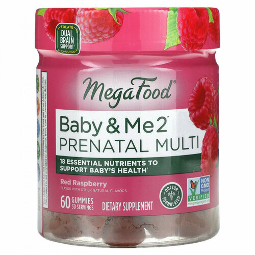 ���������� MegaFood, Baby & Me 2, �������������� ��� ����������, ������� ������, 60 ����������� ��������