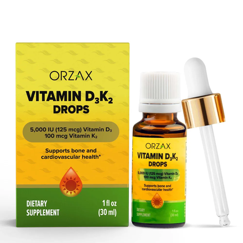 ���������� ������� �3+�2 Vitamin D3+�2, ORZAX, 30 ��, 5000 IU