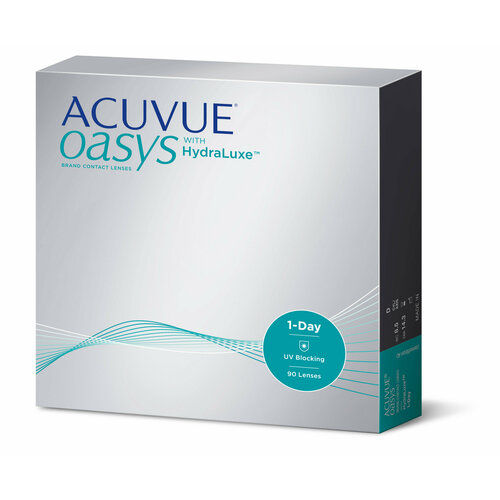 ���������� ����������� ���������� ����� ACUVUE OASYS 1-Day with HydraLuxe., 90 ��., R 8,5, D +7,5, 1 ��.