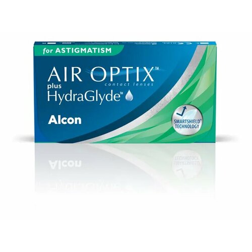 ���������� ���������� ����� �� ����� Alcon Air optix Plus HydraGlyde for Astigmatism., 3 ��., R 8,7, D -5,�CYL:�-2,25,�A�:�30, 1 ��.