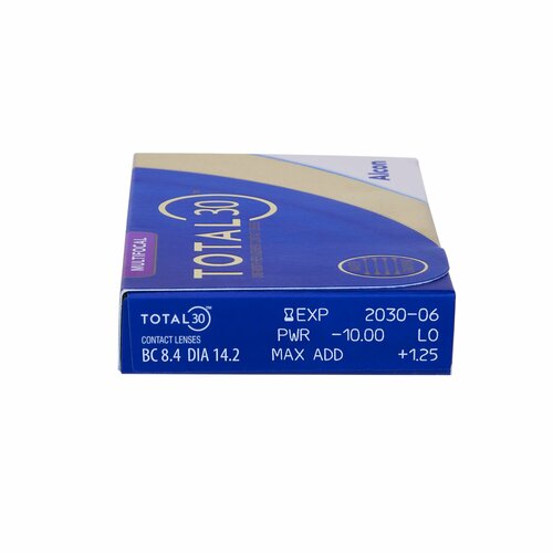 ���������� ���������� ����� �� ����� Alcon TOTAL30  Multifocal, 3 ��., R 8,4, D -2,5, ADD: �������