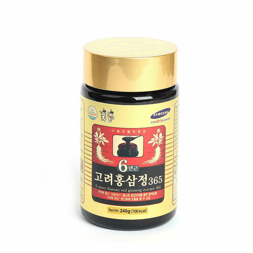 ���������� �������� Korea 6 years Red Ginseng extract 365 �������� �������� �������� ���������� 6-�������, 240 �, 1��