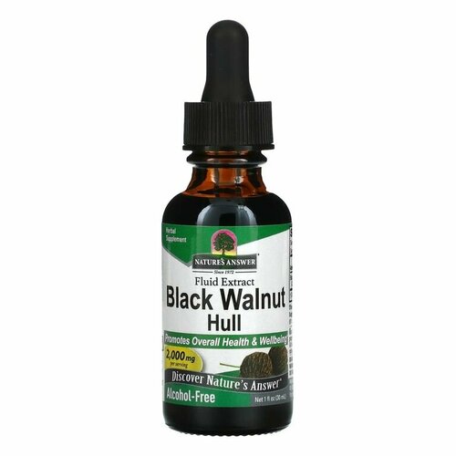 ���������� Nature's Answer, �������� ������� �����, ������ ��������, ��� ������, Black Walnut Hull, 2000 ��, 30 ��