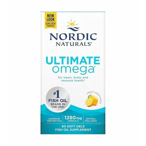 ���������� Nordic Naturals Ultimate Omega ����� 3 �� ������ ������ 1280 �� 60 ������