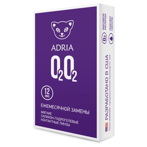 ���������� ���������� ����� �� ����� ADRIA O2O2, 12 ��., R 8,6, D -0,5, 1 ��.