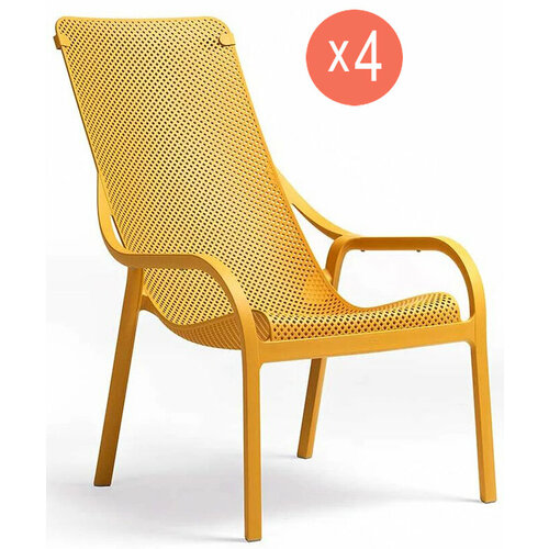 ���������� �������� �� 4-� ������� ������ Nardi Net Lounge Set, ���� ���������