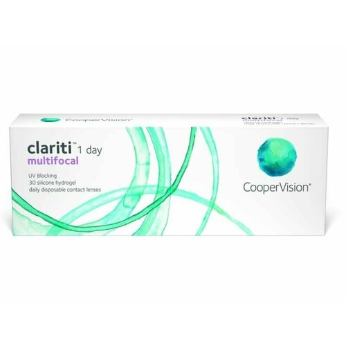 ���������� ����������� ���������� ����� CooperVision Clariti 1 day Multifocal, 30 ��., R 8,6, D -2,75, ADD: ������, 1 ��.