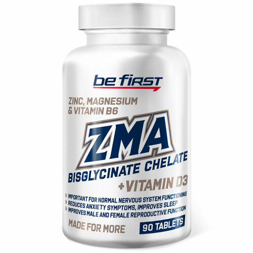 ���������� Be First ZMA bisglycinate chelate + vitamin D3 (90���)