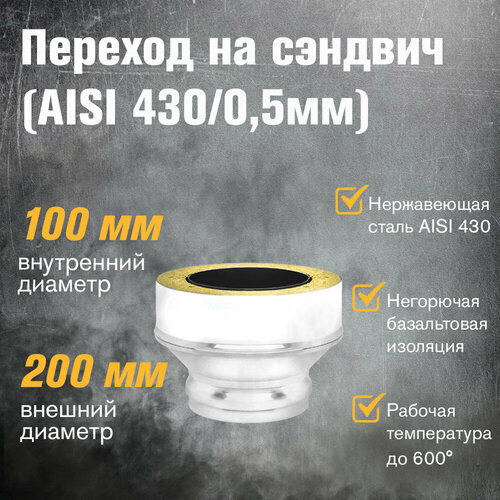 ���������� ������� �� ������� �� ����������� ����� (AISI 430/0,5��) (��) (100x200)