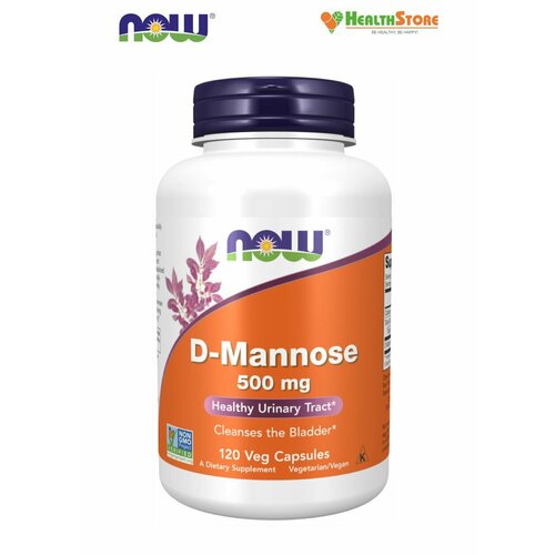 ���������� NOW D-Mannose 500�� 120 ������ ��� �-������� 500�� � �� �������