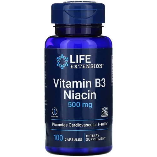 ���������� Vitamin B3 Niacin, 500 ��, 90 �, 100 ��., 1 ��.