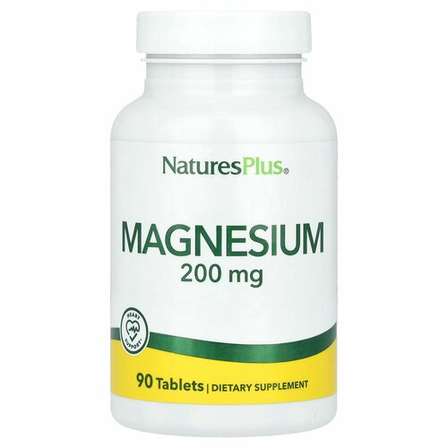 ���������� ������ �����, Nature's Plus Magnesium chelate, 200 ��, 90 ��������