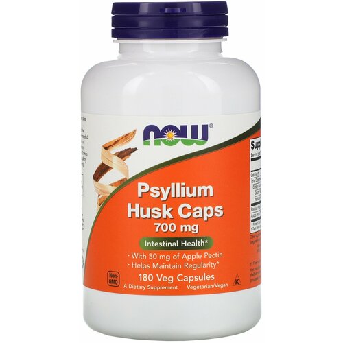 ���������� NOW Psyllium Husk Caps, ���������� 700 �� + �������� ������ - 180 ������