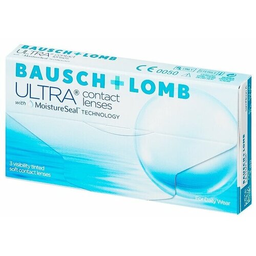 ���������� ���������� ����� �� ����� BAUSCH+LOMB Ultra, 3 ��., R 8,5, D -2,5, 1 ��.