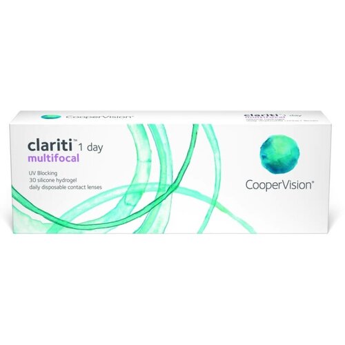 ���������� ����������� ���������� ����� CooperVision Clariti 1 day Multifocal, 30 ��., R 8,6, D +3,75, ADD: �������, 1 ��.