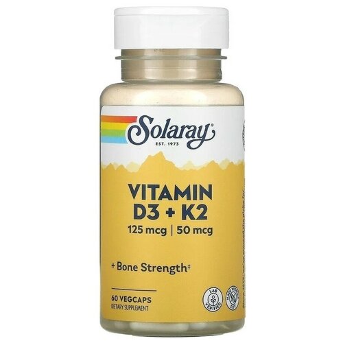 ���������� Solaray Vitamin D3 + K2 60 �������������� ������