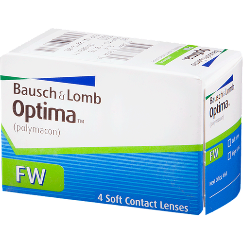 ���������� ���������� ����� BAUSCH+LOMB Optima FW, 4 ��., R 8,7, D -3,5, 1 ��.