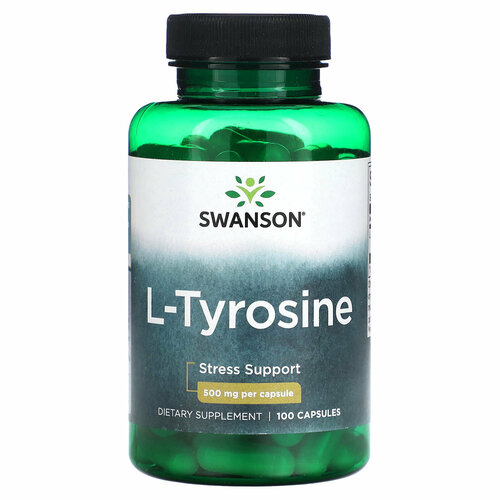 ���������� �������, Swanson L-Tyrosine, 500 ��, 100 ������, �������� ������� �������
