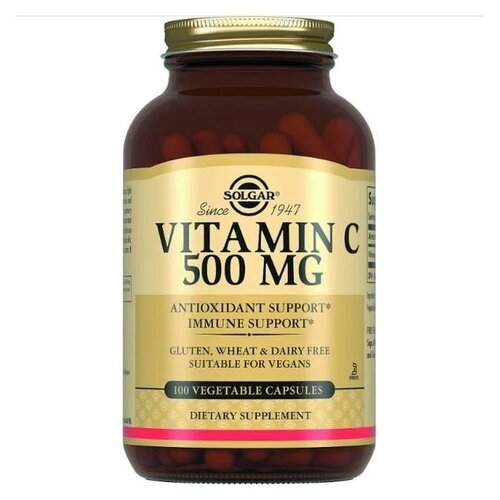 ���������� Solgar Vitamin C ����., 500 ��, 100 ��.