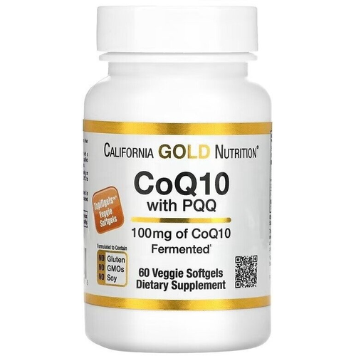 ���������� CoQ10 with PQQ (California Gold Nutrition) ���. ����., 50 �, 60 ��., 1 ��.