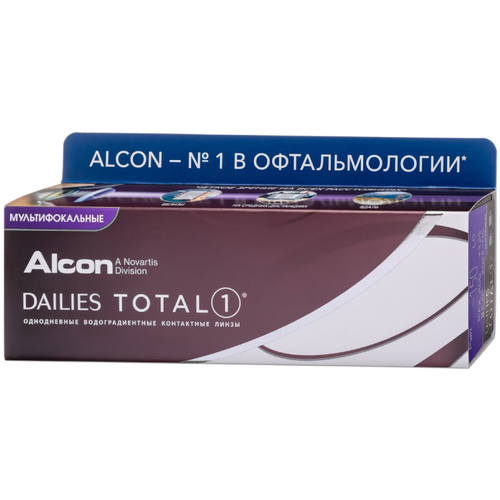 ���������� ����������� ���������� ����� Alcon Dailies Total1 Multifocal, 30 ��., R 8,5, D -5,75, ADD: ������, 1 ��.