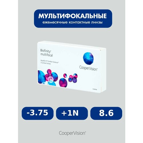 ���������� Biofinity Multifocal (3 �����) 8.6, -3.75, +1N